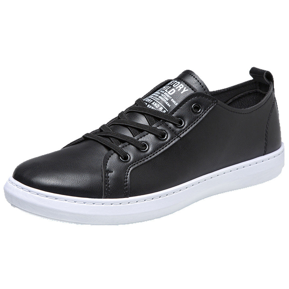 Herren Casual-Leder Sneakers mit rutschfester Sohle und atmungsaktivem Innenfutter EB