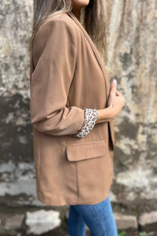 EB | Blazer mit Леопарденmuster Füttert
