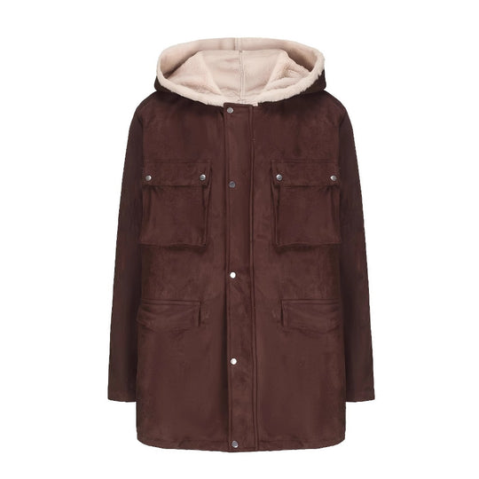 Damen Wickeljacke mit kuscheligem Innenfutter EB
