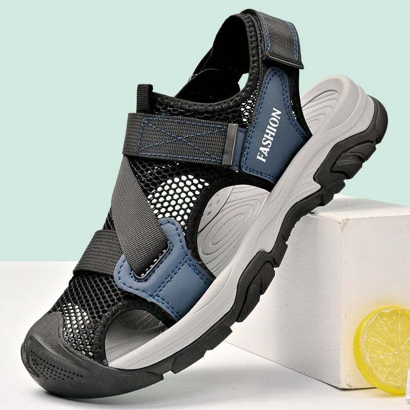 Damen Bequeme und atmungsaktive Outdoor-Sandalen mit rutschfester Sohle EB