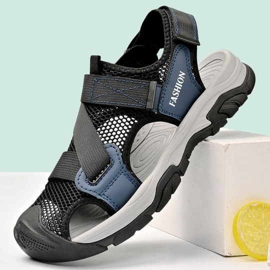 Damen Bequeme und atmungsaktive Outdoor-Sandalen mit rutschfester Sohle EB