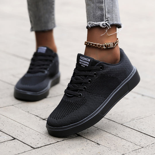 Unisex nan leichter urbaner Strick-Freizeit-Sneaker mit atmungsaktivem Obermaterial und flexibler Leichtsohle EB