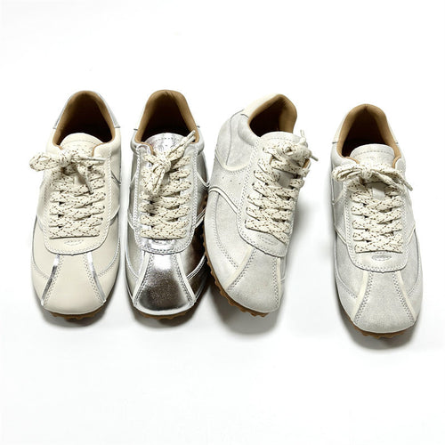 Damen Sportliche Lifestyle Sneakers mit elegantem Glanz EB