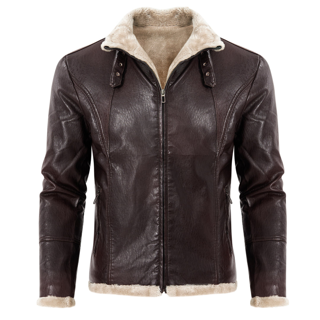 Herren elegante jacke mit Kuschelkragen EB