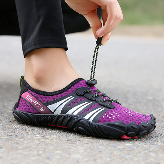 Damen Flexibles und rutschfestes Wassersport-Schuhe mit elastischem Schnürsystem EB