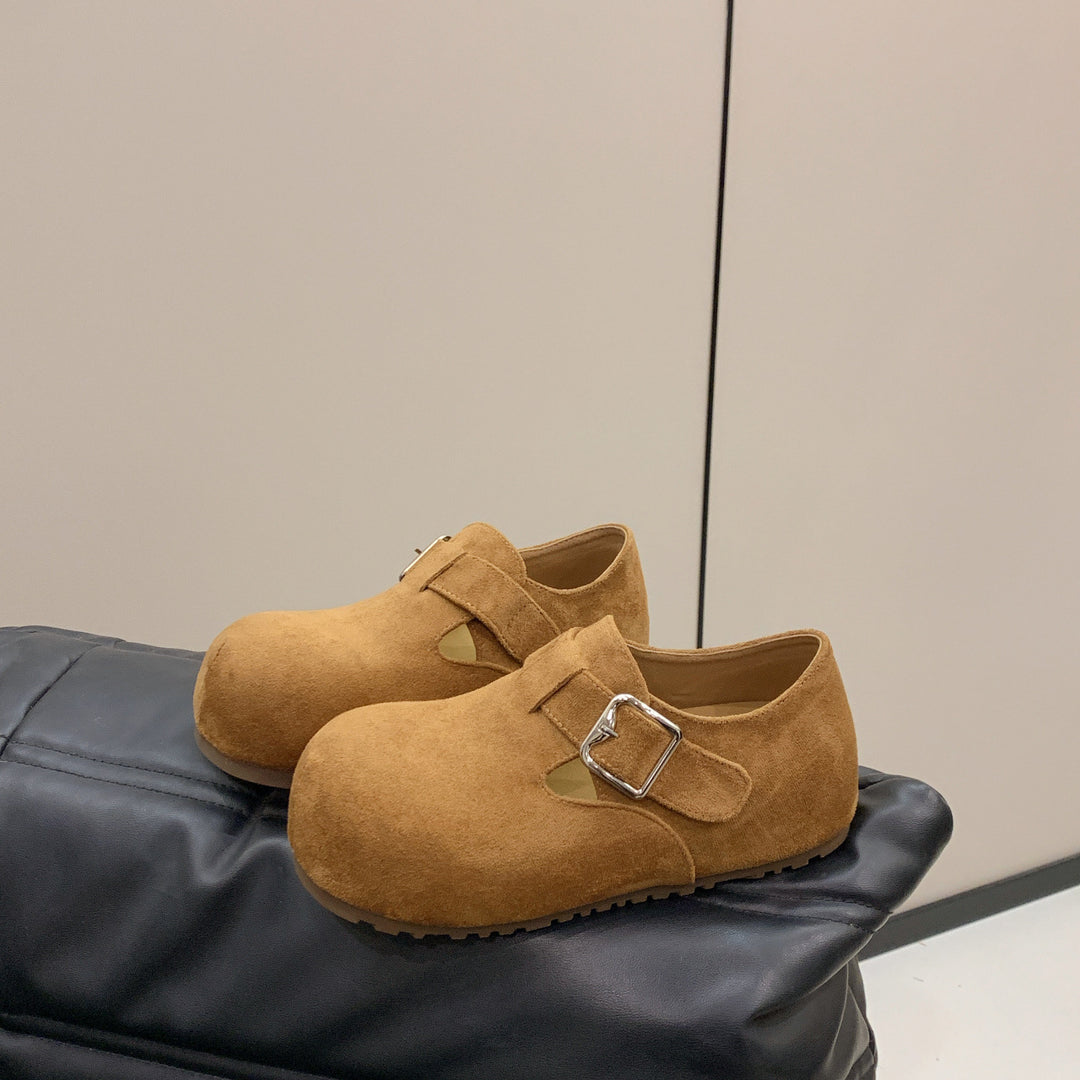 Damen Clogs mit modischer Schnalle und ergonomischem Fußbett EB