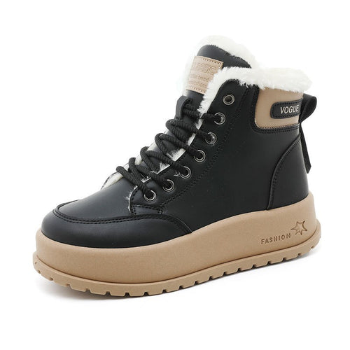 Damen Winterliche Stiefel mit kuscheligem Fleece-Futter und rutschfester Sohle EB