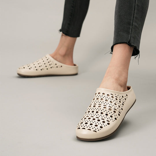 Damen Clogs mit atmungsaktivem Mesh-Design und flexiblem Fußbett EB
