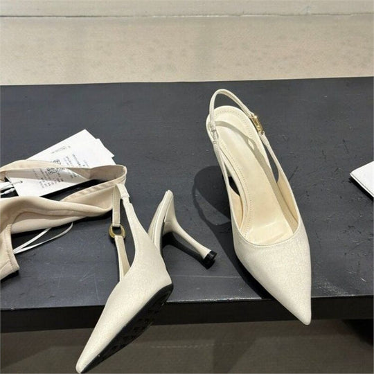Damen Slingback Stiletto-Pumps mit elegantem Riemchen EB