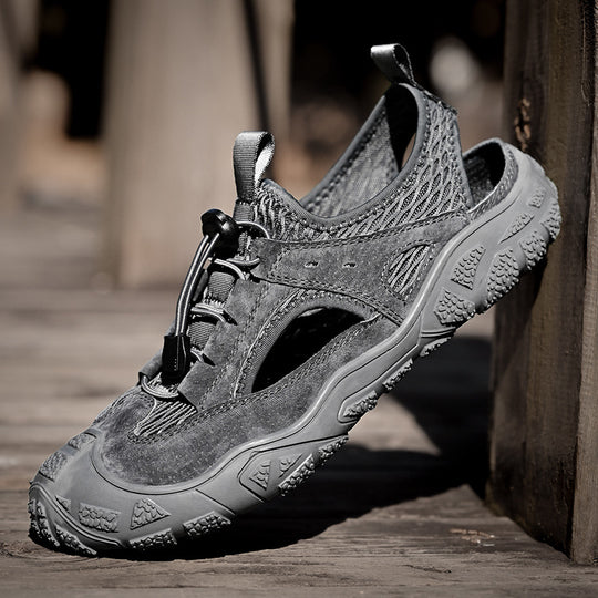Damen Aqua-Sneaker mit Riemen und atmungsaktivem Netz EB