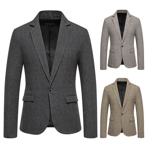 Herren eleganter Blazer im Herringbone-Design EB