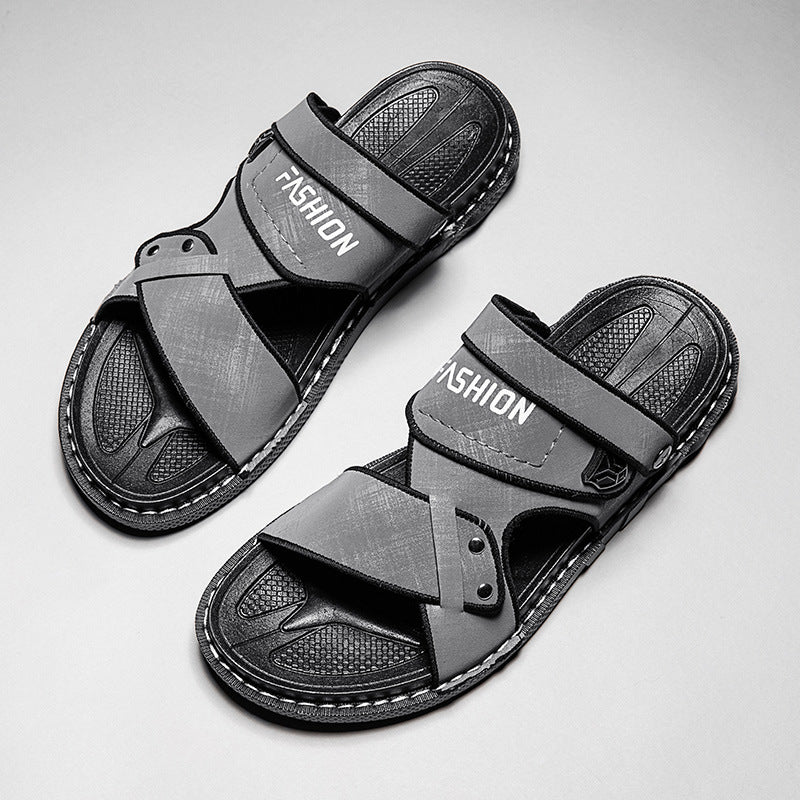 Damen Sportliche Badesandalen mit ergonomischem Klettverschluss und rutschfester Sohle EB