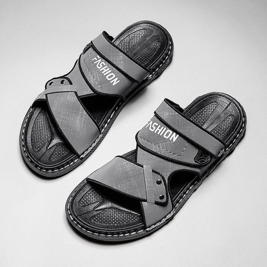 Damen Sportliche Badesandalen mit ergonomischem Klettverschluss und rutschfester Sohle EB