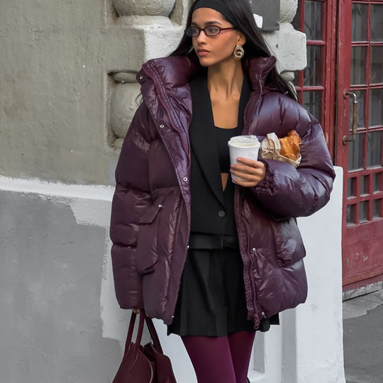 Damen warme Steppjacke EB