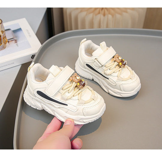 Damen Sportliche Sneaker mit niedlichen Figuren EB