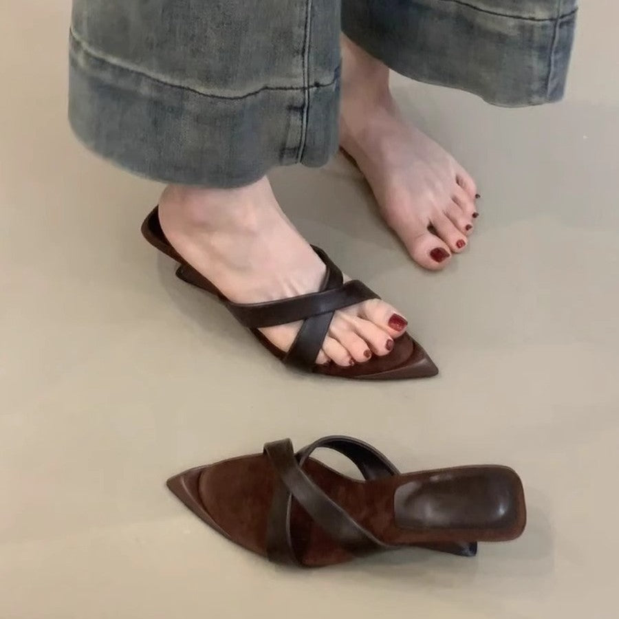 Damen elegante Sling-Heels mit komfortabler Fußbettgestaltung EB
