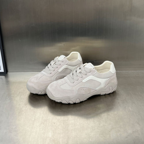 Damen modische Sneakers mit atmungsaktiver Obermaterialkombination und stabiler Laufsohle EB
