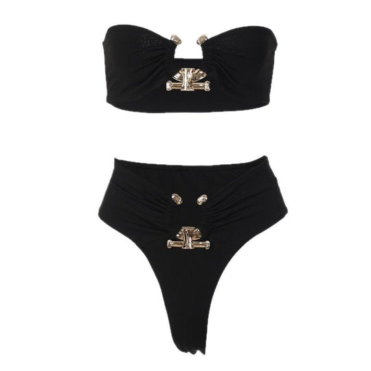 Damen Designer Bikini mit glamourösen Details EB