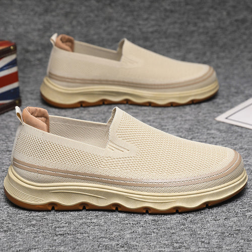 Damen Atmungsaktive Slip-On Sneakers mit gepolsterter Sohle EB