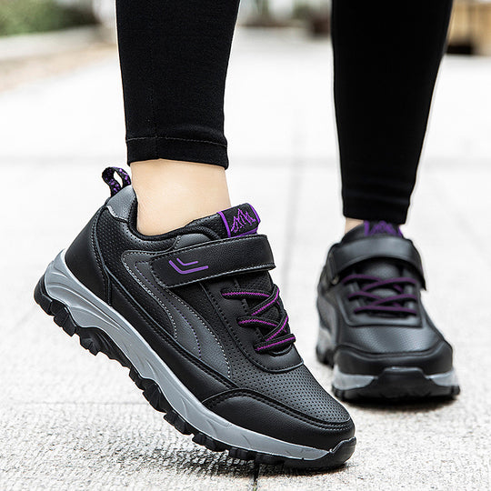 Damen Sportliche Velcro Sneakers mit atmungsaktivem Obermaterial EB
