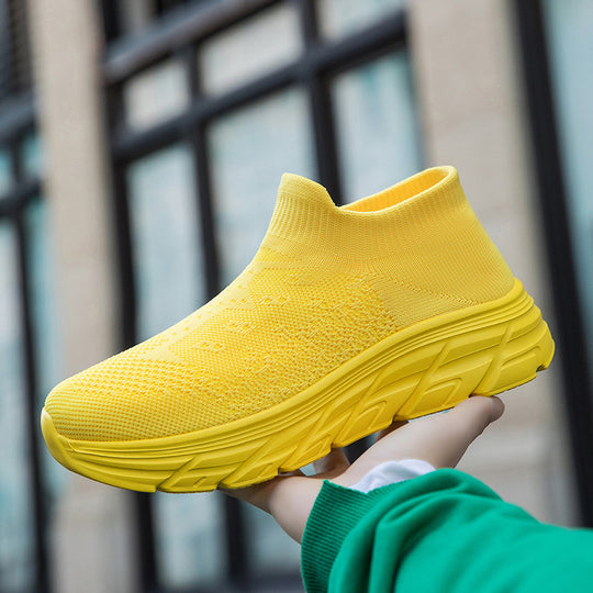 Damen Hochleistungs-Sneaker mit flexiblem Strick-Obermaterial und dämpfender Sohle EB