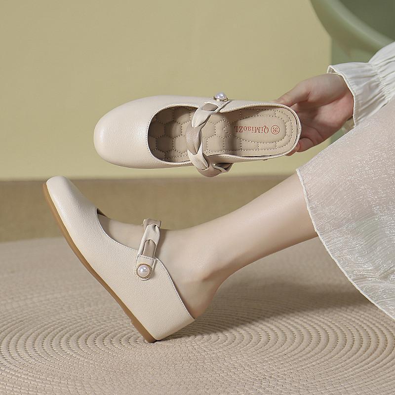 Damen elegante Ballerinas mit modischem Schleifen-Design EB