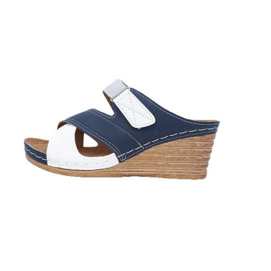 Damen Bequeme Sandalen mit verstellbaren Riemen und ergonomischer Fußbettung EB