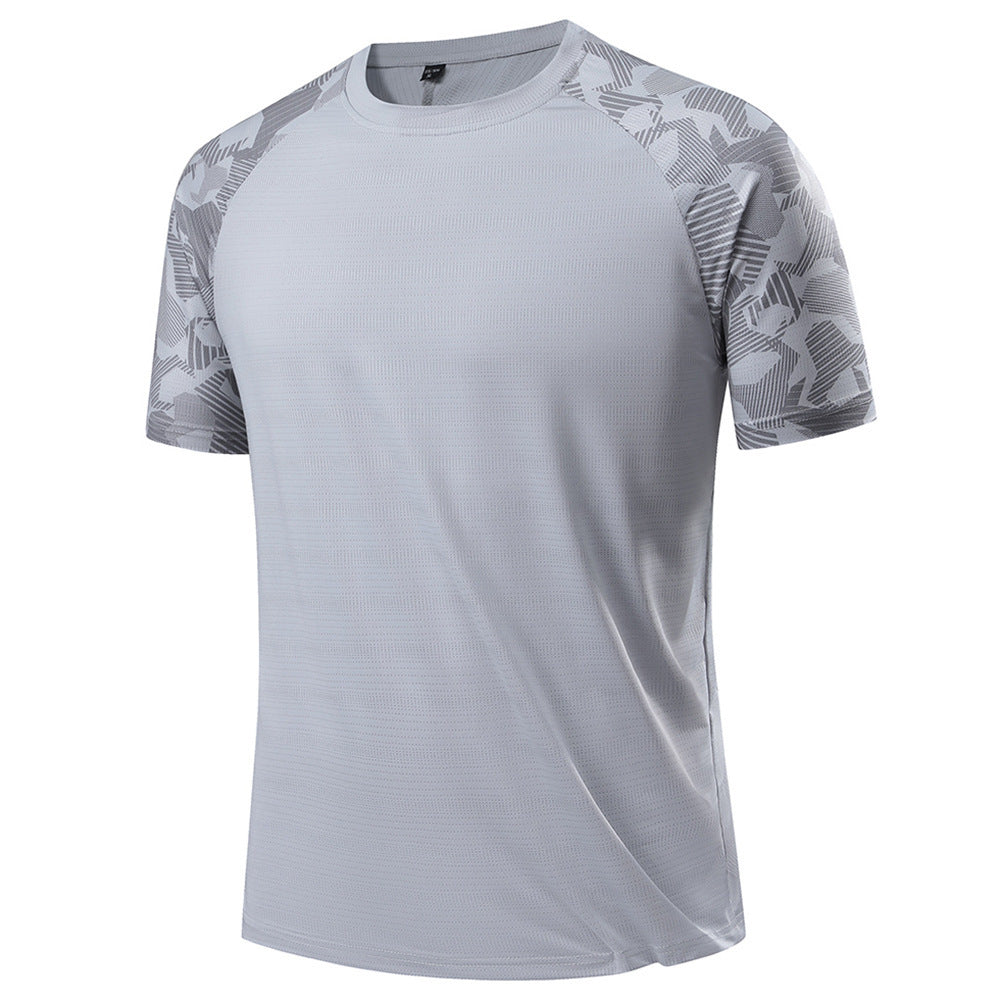 Herren nan atmungsaktives Funktionsshirt mit Raglanärmeln und Tarnmuster EB