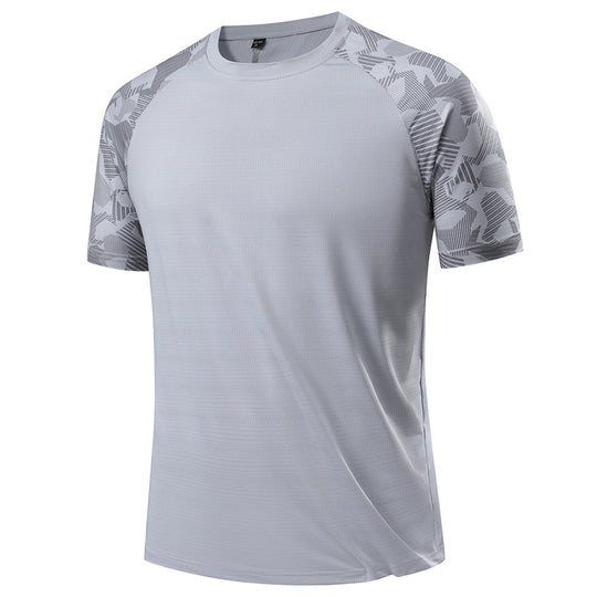 Herren nan atmungsaktives Funktionsshirt mit Raglanärmeln und Tarnmuster EB