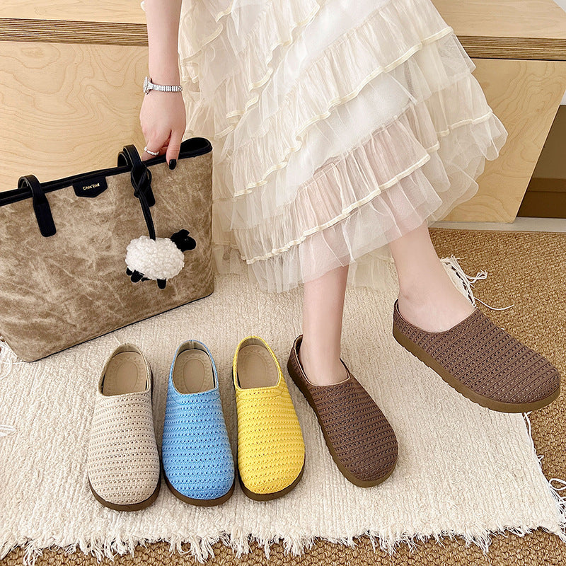 Damen Komfortable und stilvolle Clogs aus weichem Material EB