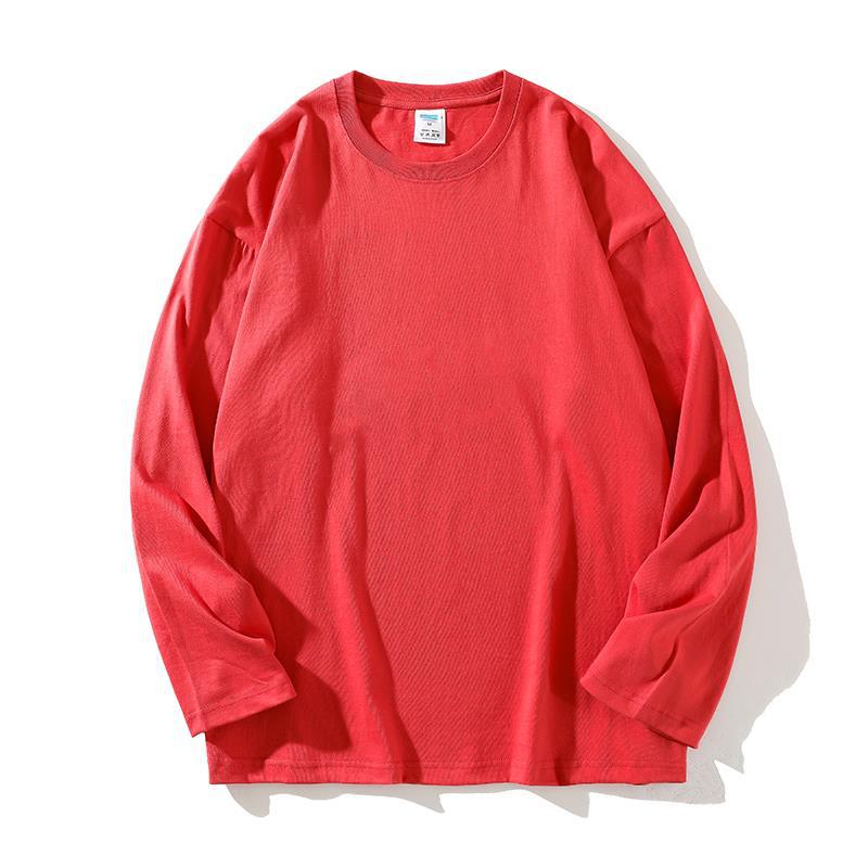 Damen vielseitiges Langarm-T-Shirt aus hochwertiger Baumwolle EB