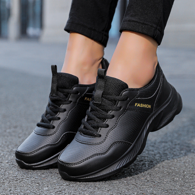 Damen modische Sneakers mit atmungsaktiver Oberflächenstruktur und rutschfester Sohle EB