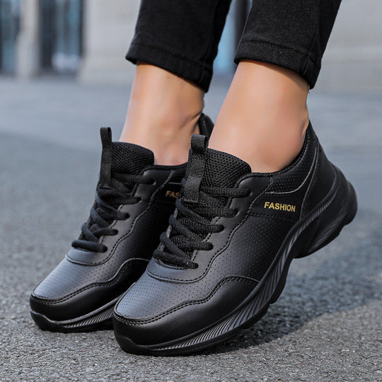 Damen modische Sneakers mit atmungsaktiver Oberflächenstruktur und rutschfester Sohle EB