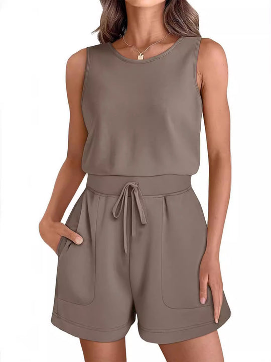 Damen Jumpsuit mit lässigem Schnitt und praktischen Taschen EB