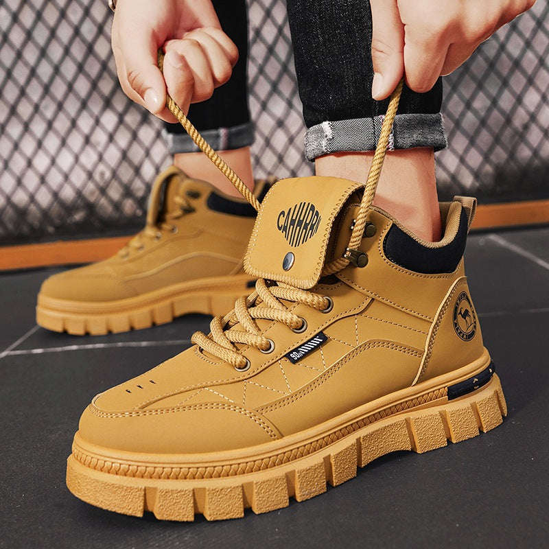Damen robuste High-Top Stiefel mit verstärkter Sohle EB