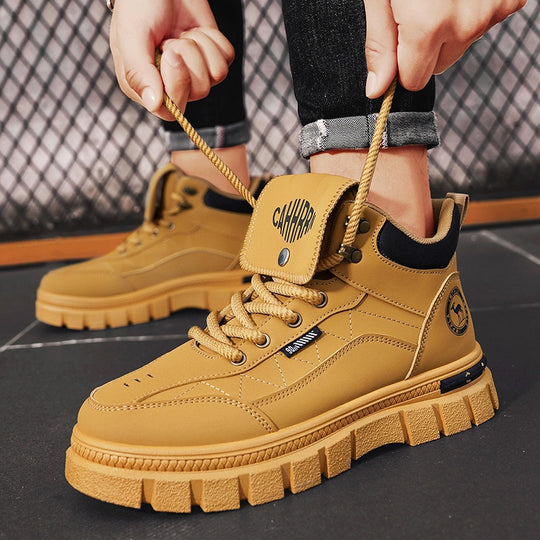 Damen robuste High-Top Stiefel mit verstärkter Sohle EB