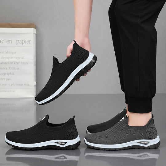 Damen Atmungsaktive und flexible Slip-On Sneakers EB
