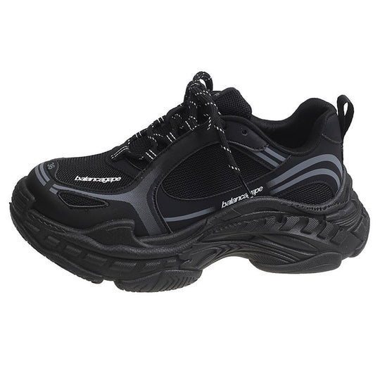 Damen sportliche Sneaker mit atmungsaktiver Mesh-Oberfläche und dämpfender Sohle EB