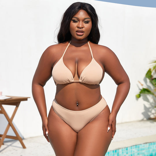 Damen Triangel-Bikini mit Rock EB
