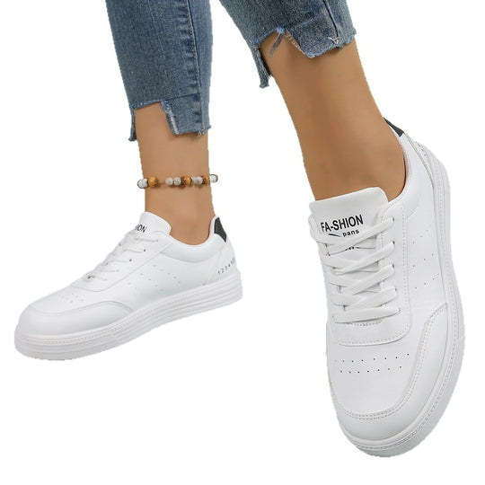 Damen modische Sneakers mit atmungsaktiver Oberfläche und bequemer Laufsohle EB