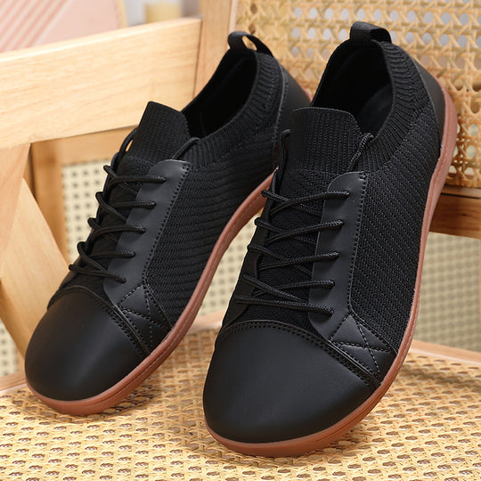 Damen Bequeme Freizeitschuhe mit elastischem Schnürsystem und flexiblem Obermaterial EB