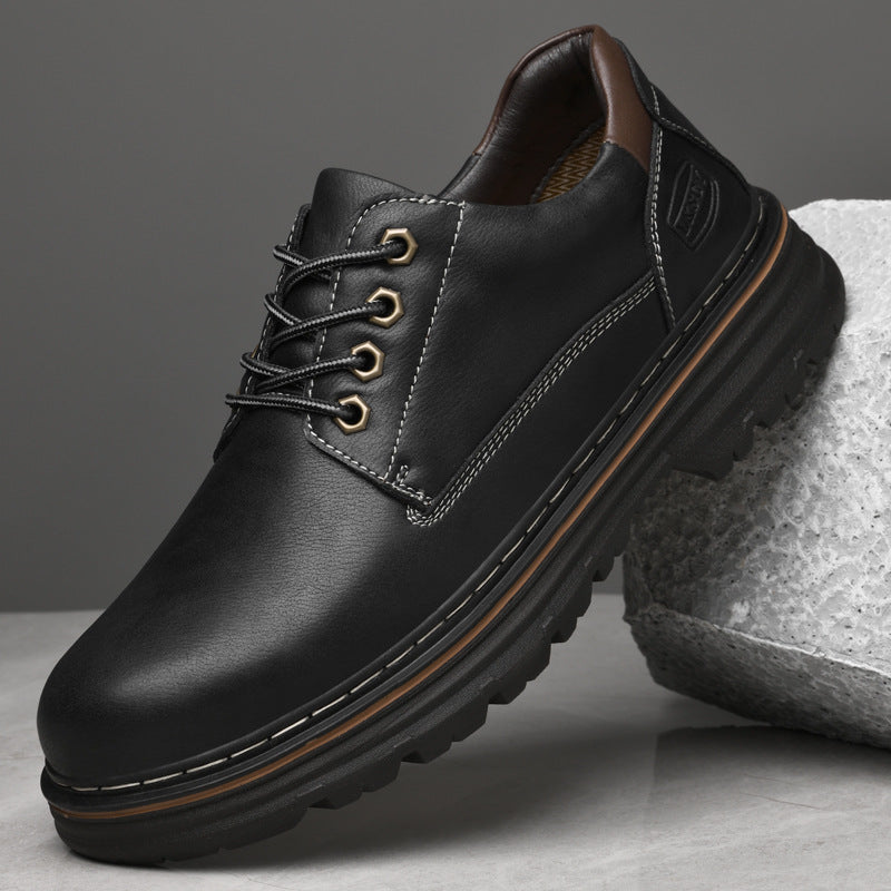 Herren Komfortable Schnürschuhe mit rutschfester Sohle und stoßdämpfendem Design EB