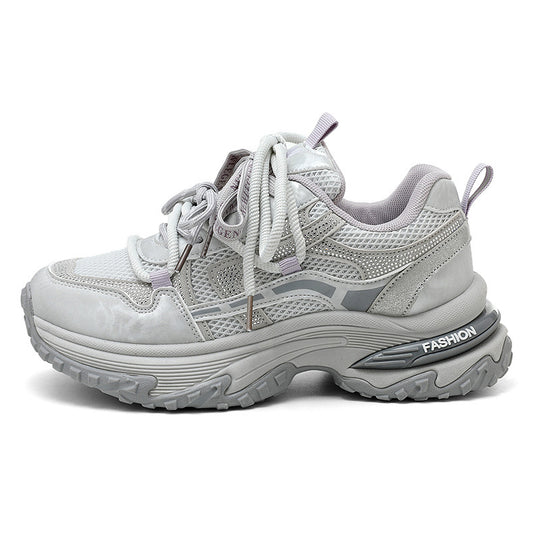 Damen Sportliche Sneakers mit atmungsaktivem Obermaterial und schockabsorbierender Sohle EB