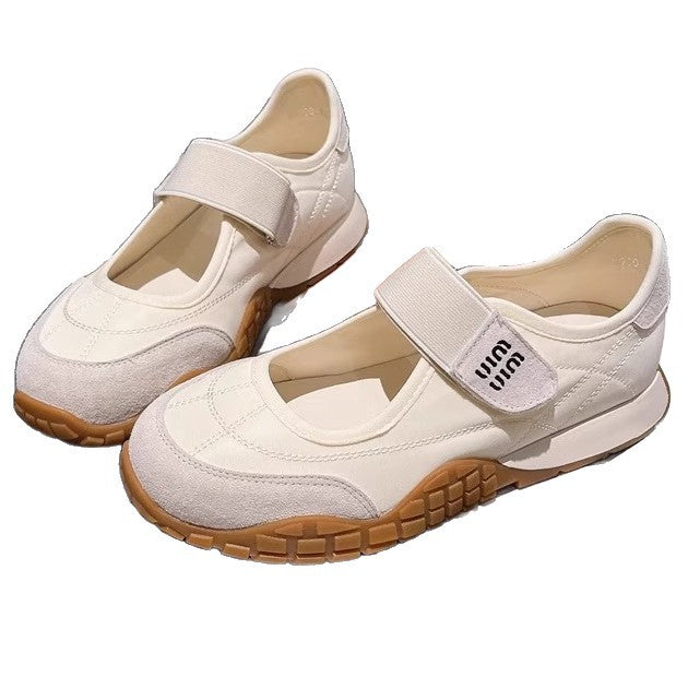 Damen Sportliche Sneaker mit verstellbarem Klettverschluss und atmungsaktivem Obermaterial EB