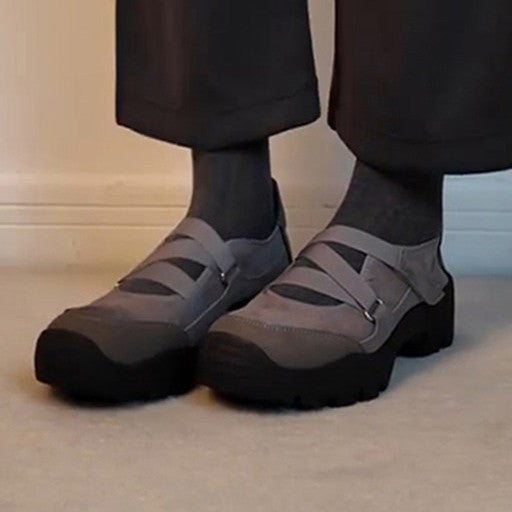 Damen Sportliche Freizeitschuhe mit flexibler Sohle und modischen Riemen EB
