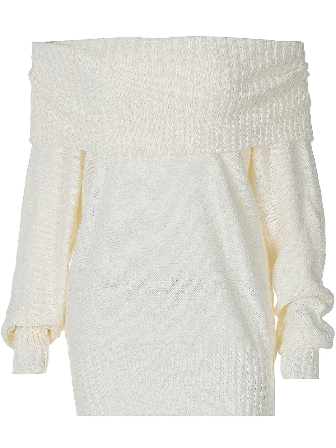 Damen Off-Shoulder Strickpullover EB