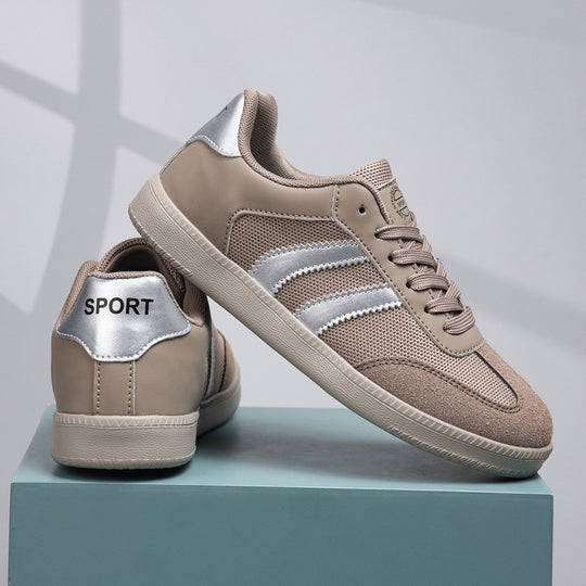 Damen Bequeme Freizeit-Sneaker mit atmungsaktivem Obermaterial und rutschfester Sohle EB