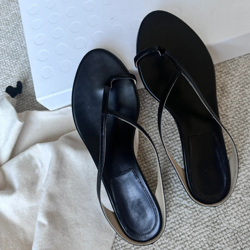 Damen elegante Zehentrenner Sandalen EB