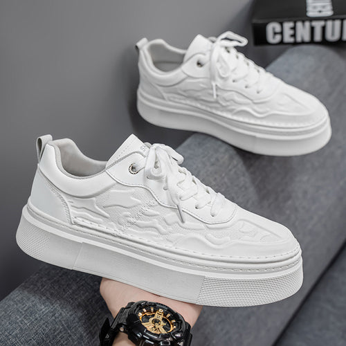 Damen Sneakers mit extravaganter Plateausohle und stilvollem Obermaterial EB