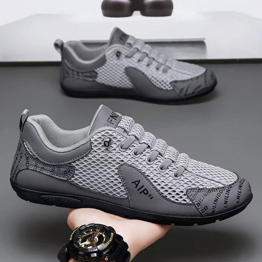Damen Atmungsaktive Freizeit- und Lauf-Sneaker mit elastischen Einsätzen EB